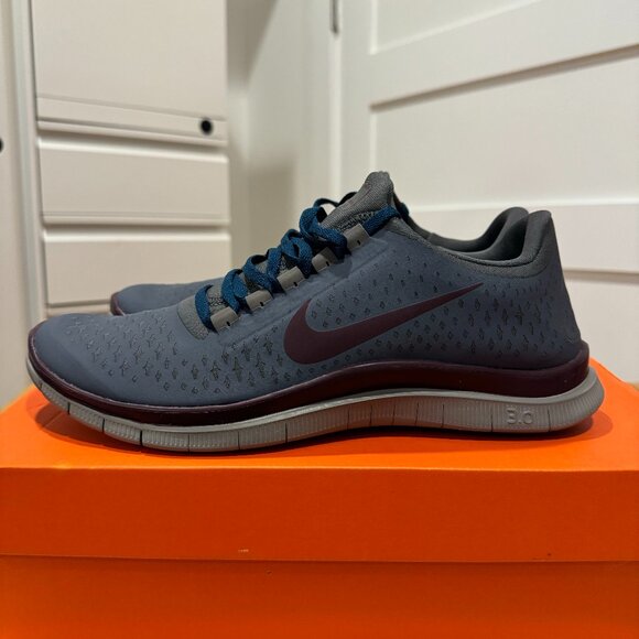 Nike x Undercover Labs Gyakusou Free Run 3.0 V4 Sz 9.5 Blue Dusk 543745-460 - Picture 1 of 8